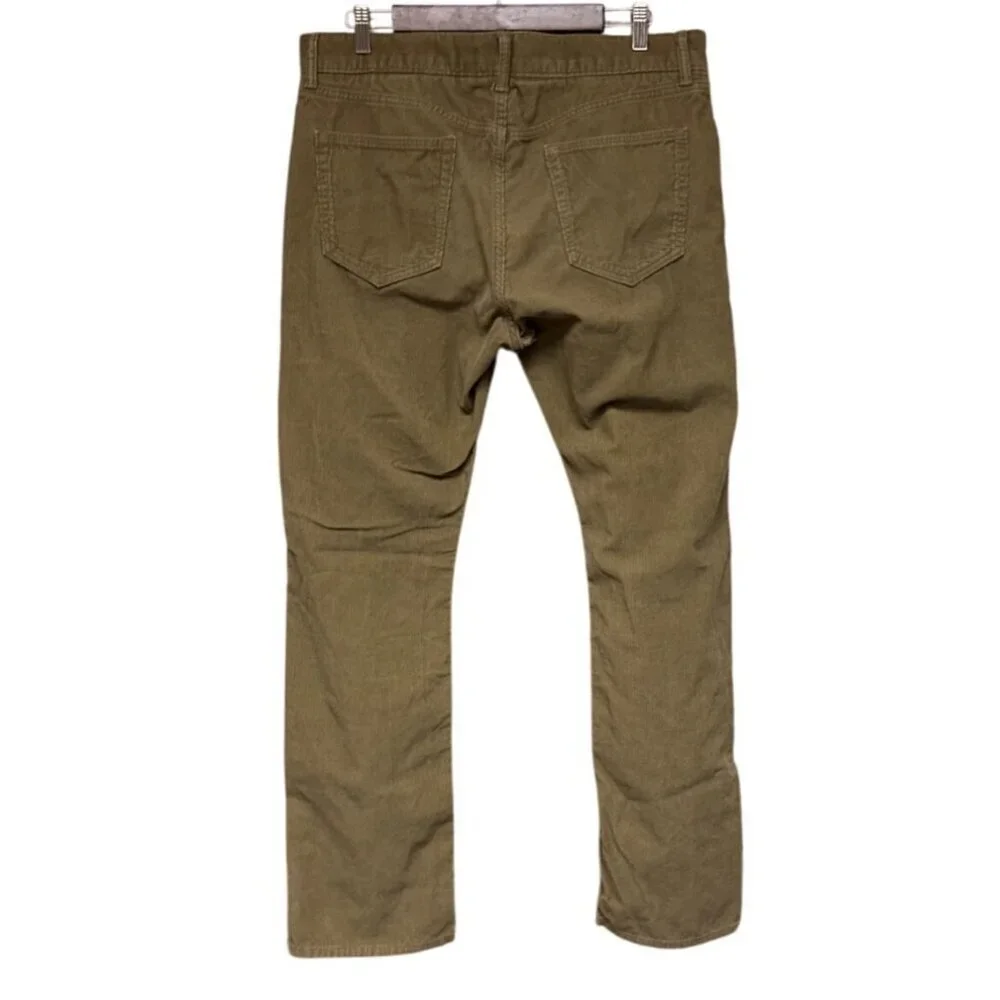 Banana Republic Men's Pants Corduroy Tan Pima Cotton Size 35